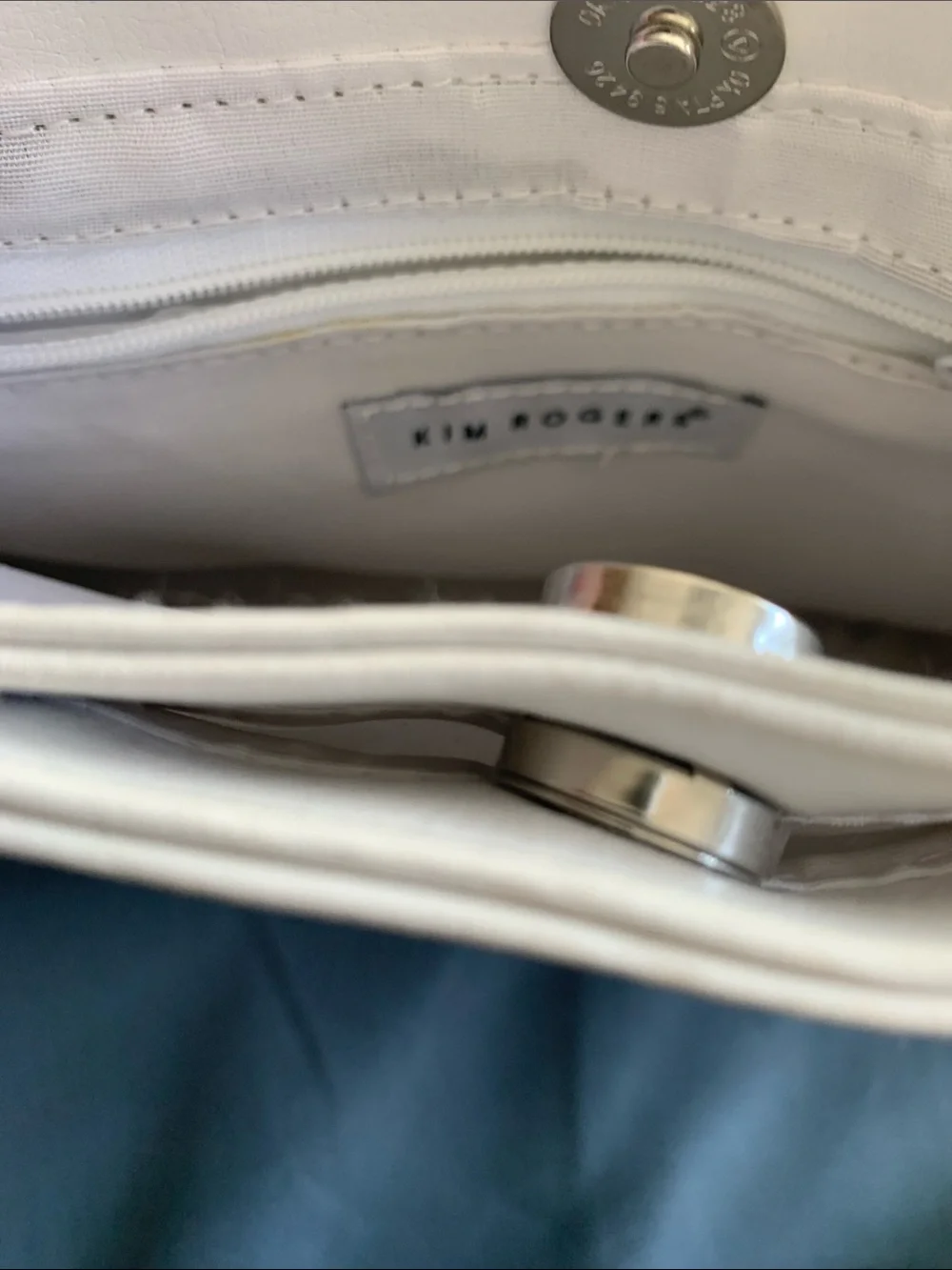 New Women's White Clutch Bag / Detachable Shoulder Strap For Hands Free Option